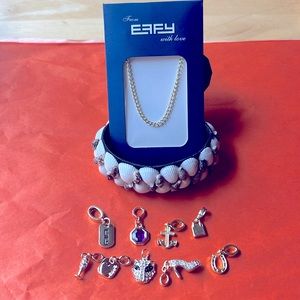 ⚓️ EFFY NECKLACE WITH CHARMS ⚓️ NWOT ⚓️
